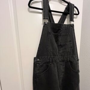 We The Free Ziggy Denim Overalls Black Large